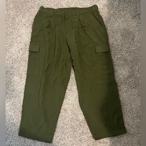 Green cargo trousers - Target new size 17 (women)